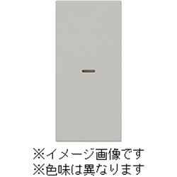 WJN-GS-MGY [J・ワイドスリムシリーズ 操作板 マークなし 表示灯付 シングル メタリックグレー色 1個入]