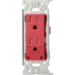 JEC-BN-55GEF-R [ニューマイルドビーシリーズ アースターミナル付接地コンセント 扉付ダブル 赤色 1個入]