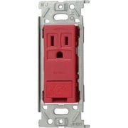 JEC-BN-55GE-R [ニューマイルドビーシリーズ アースターミナル付接地コンセント ダブル 赤色 1個入]
