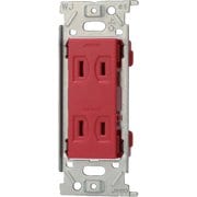 JEC-BN-55-R [ニューマイルドビーシリーズ 埋込コンセント ダブル 赤色 1個入]