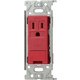 ニューマイルドビーシリーズ アースターミナル付接地コンセント シングル 赤色 1個入 JEC-BN-5GE-R
