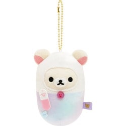 コリラックマ 誕生石カラー ぶらさげぬいぐるみ 9月 サファイア