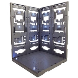 送料無料】LEDハンガーベース（塗装済み） ブルーブラック LED