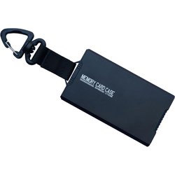 スロット式メモリーカードケース ブラック E-2408