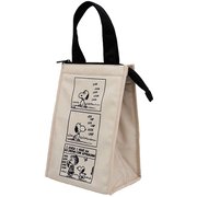 193698-24 PEANUTS 保冷保温マチ付きトート S スヌーピー モカ [キャラクターグッズ]