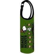 キャラクターグッズ 193711-24 PEANUTS ペットボトルカバー 600 スヌーピー ビーグル・スカウト グリーン