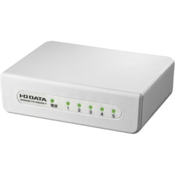 100BASE-TX/10BASE-Te対応 5ポート レイヤー2スイッチングハブ ホワイト ETX-ESH05WD