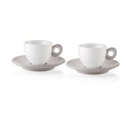 081700-158 [Guzzini エスプレッソカップ＆ソーサ 2セット Everyday トープ]