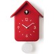 Guzzini ウォールクロック QQ CUCKOO レッド 168602-55