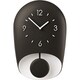 Guzzini ウォールクロック BELL チャコール 168604-209