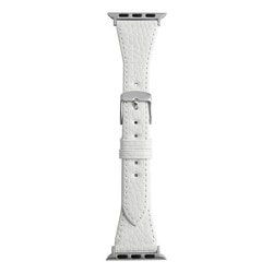 RWC047WU [Apple Watch用 バンド 38-41mm アドリアレザー テーパー ホワイト]