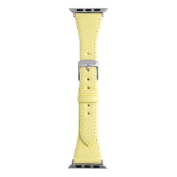 RWC047YU [Apple Watch用 バンド 38-41mm アドリアレザー テーパー イエロー]