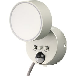 LED センサーライト 屋外 AC 100V コンセント 人感センサー 防水 IP65 角度調整可 常夜灯モード センサー照明 防犯ライト ガレージライト DSLD10D1（S）