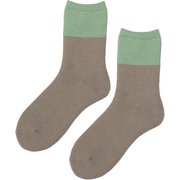 あったか温ソックス レディース 23～25cm GR×GY