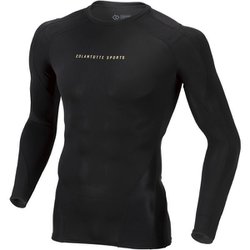 DBDAA5216 [コラントッテ SPORTS PRO ウェア トップス ロング XLサイズ ブラック×ゴールド]