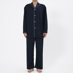 100205000013 BAKUNE(バクネ) ネイビー BAKUNE Pajamas（バクネ パジャマ） 半袖 ネイビー Mサイズ -の商品