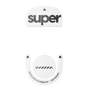 ガラスマウスソール Superglide 2 for Logitech GPro Superlight 2 White LGS2GW2