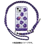 POKE-878B [iPhone 15用 IIIIfit Loop ケース（イーフィット ループケース） ポケットモンスター ゲンガー]