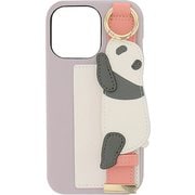 SC13-012PU [パンダ iPhone 13 / iPhone 13 Pro用 バンド付ケース]