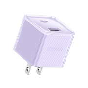 USB AC充電器 PD33WGaN 1C+1A ACチャージャー 33W USB-C×1/USB-A×1 GaN(窒化ガリウム)採用 パープル BLMDCH04-AC-PL