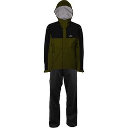 メンズコンバットレインスーツ MEN'S COMBAT RAIN SUITS ODS95030 389009 カーキ/ブラック BBXOサイズ [アウトドア レインウェア上下セット メンズ]