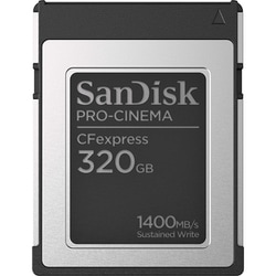 SanDisk PRO-CNEMA CFexpressカード Type B 320GB SDCFEC-320G-JN4NN