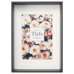 フォトフレーム Tiefe（ティーフェ） L / KG（ハガキ）/2L（カビネ）サイズ ブラック FWTF-BK
