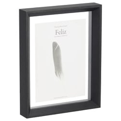 フローティングフォトフレーム Feliz（フェリス） 156×206mm（L/KG/2L） ブラック FWFFZ-BK2L