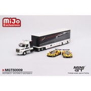 MGTS0009 1/64 コルベットレーシング C8.R レーシング トランスポーターセット [ダイキャストミニカー]