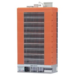 4054 Nスケール ストラクチャー 完成品 大型ビル（ブラウン） [鉄道模型用品]