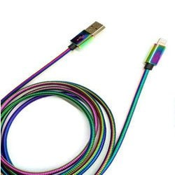 剛強 ステンレスLightningケーブル 1.5m オーロラ MUJ-GZ1.5M MZ