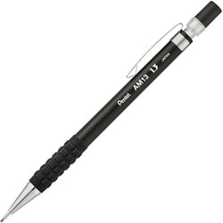 シャープペンシル AMAIN（アメイン） シャープペン 1.3mm B ノック式 本体色：ブラック AM13-A