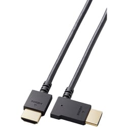 HDMI ケーブル HIGH SPEED with Ethernet L字 左向き 2m 4K 30Hz ブラック CAC-HD14EYL20BK