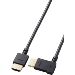 HDMI ケーブル HIGH SPEED with Ethernet L字 右向き 2m 4K 30Hz ブラック CAC-HD14EYR20BK