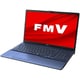 FMVA480HL [ノートパソコン FMV/AHシリーズ/15.6型ワイド/Ryzen 5 5500U/メモリ 16GB/SSD 256GB/Windows 11 Home/Office Home ＆ Business 2021/メタリックブルー]