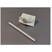 PZG35132 1/35 米・M18ヘルキャット 76mm M1 砲身＆カバー付き防盾 [プラモデル用パーツ]