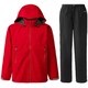 ゴアテックスパックライトプラスレインスーツ SR150M レッド Sサイズ [アウトドア レインウェア上下セット メンズ]
