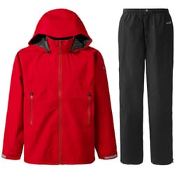 ゴアテックスパックライトプラスレインスーツ SR150M レッド 4Lサイズ [アウトドア レインウェア上下セット メンズ]