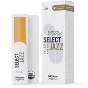 ORSF05BSX2H [木管楽器リード バリトンサックス用 SELECT JAZZ FILED 硬さ：2H （5枚入り） USDAオーガニック認証取得済み]