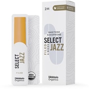 ORSF05BSX2M [木管楽器リード バリトンサックス用 SELECT JAZZ FILED 硬さ：2M （5枚入り） USDAオーガニック認証取得済み]