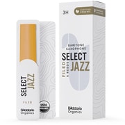ORSF05BSX3H [木管楽器リード バリトンサックス用 SELECT JAZZ FILED 硬さ：3H （5枚入り） USDAオーガニック認証取得済み]