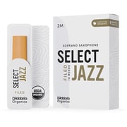 ORSF10SSX2M [木管楽器リード ソプラノサックス用 SELECT JAZZ FILED 硬さ：2M （10枚入り） USDAオーガニック認証取得済み]
