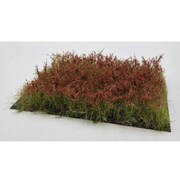 DHMFM02 ジオラマ用花草原マット 赤 （105×74×36mm） [模型用ディスプレイ用品]