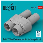 RSK U48-0322 1/48 T-38C タロンII アフターバーナー （トランぺッター用） [プラモデル用パーツ]