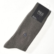 POLO BCS 紳士リブソックス 25～27cm グレー PL0125