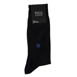 POLO BCS 紳士ビジネスソックス 25～27cm ブラックネイビー PL0172