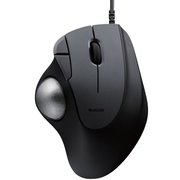 トラックボール マウス 有線 5ボタン 人工ルビーユニット エルゴノミクス IST ブラック M-IT10URBK