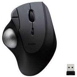 トラックボール マウス 無線 5ボタン 人工ルビーユニット エルゴノミクス IST ブラック M-IT10DRBK