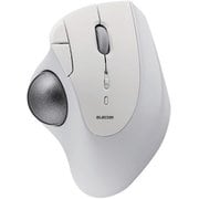 トラックボール マウス Bluetooth 5ボタン ベアリングユニット 空中に浮いているような操球を実現 エルゴノミクス IST ホワイト M-IT11BRWH