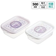 FCN2WAG クロミ/フラワーリース 抗菌 シールボックス M 500ml 2P [キャラクターグッズ]